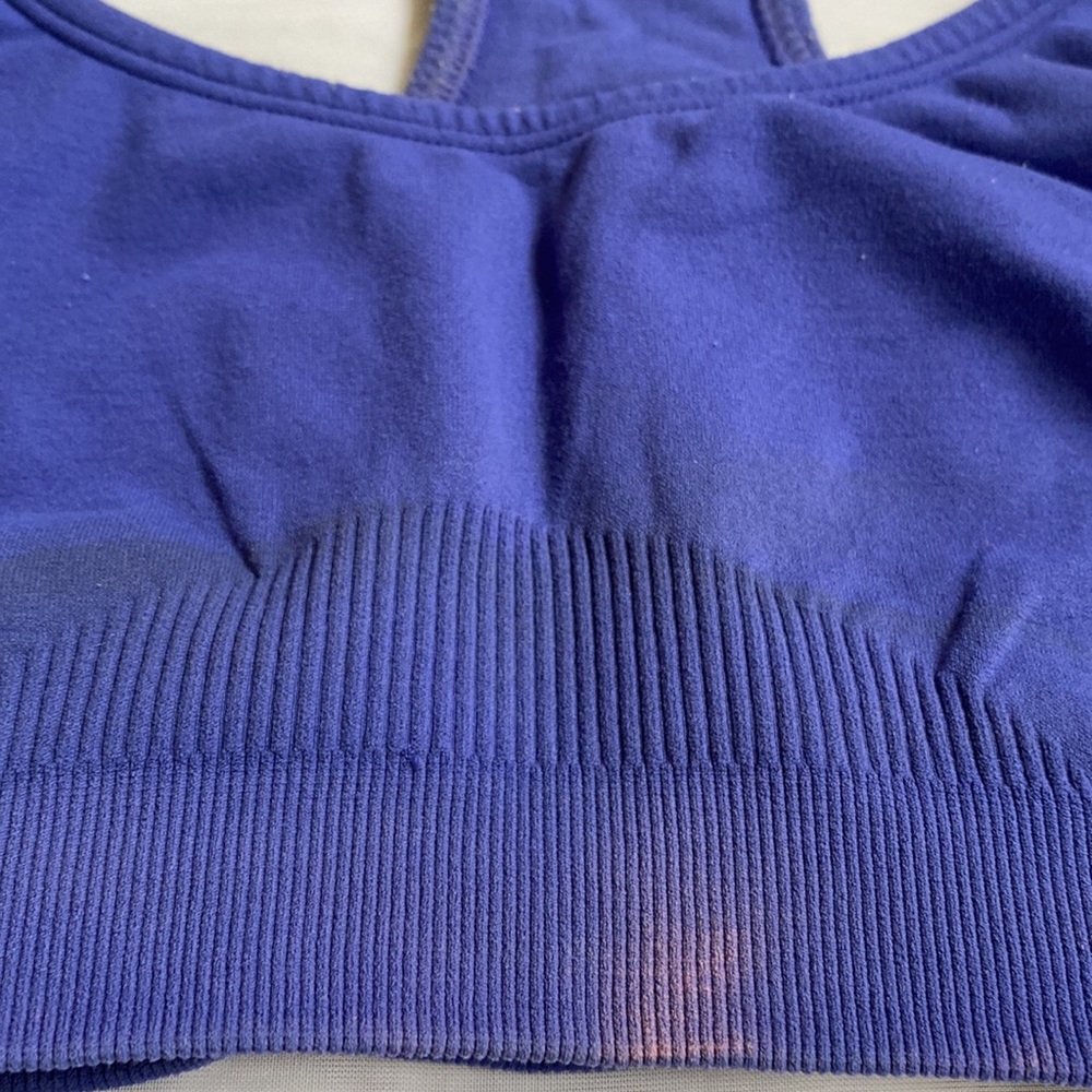 Xersion Racer Back Double Lined Sports Bra - Picture 4 of 7